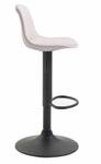 Tabouret de bar Kiel Blanc crème - Noir