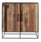 Sideboard Rustika Braun - Massivholz - 90 x 90 x 45 cm