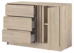 Commode Escale Beige - Bois manufacturé - 50 x 77 x 110 cm