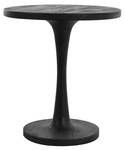 Table d'appoint BICABA Imitation frêne noir - Noir - 50 x 55 x 50 cm