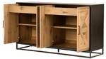 Sideboard INDUS SB160 4D2D Beige - Massivholz - Holzart/Dekor - 160 x 87 x 46 cm