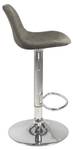 Tabouret de bar SIG (Lot de 2) Marron - Gris - Argenté