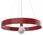 Suspension Halo Rouge brillant - 60 x 60 cm