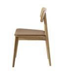 Lot de 2 chaises Orr Beige - En partie en bois massif - 46 x 82 x 55 cm