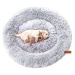 Hundebett Fluffy Plus Grau - Durchmesser: 80 cm