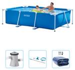 Schwimmbad-Set 2827181 (4-teilig) Blau - 160 x 65 x 260 cm