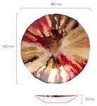 Sch眉ssel Rot Abstraktes