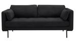 Sofa ISABELLA Grau - Textil - 89 x 83 x 189 cm