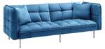 Schlafsofa NELLY Blau - Textil - 208 x 77 x 79 cm