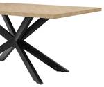 Table VEVIANO Beige - Bois manufacturé - 90 x 76 x 180 cm