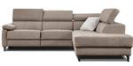 Ecksofa Taunus (5-Sitzer) Taupe