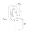 Merril Computertisch Grau - Holzwerkstoff - 90 x 74 x 59 cm