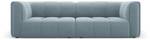 modulares Sofa SERENA 3 Sitzplätze Hellblau