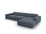 Ecksofa JODIE 4 Sitzplätze Blau