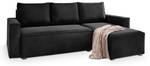 Ecksofa SILES Schwarz