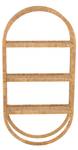 Nordic Beige - Holzwerkstoff - Rattan - 20 x 110 x 56 cm