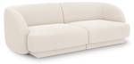 Sofa MILEY 2 Sitzplätze Beige - Textil - 90 x 70 x 180 cm