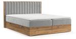 Boxspringbett Komorebi Grau - Breite: 180 cm - H4