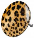 Badewannenstöpsel Leopardenfell Braun - Metall - 8 x 10 x 10 cm