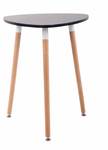 Table console Abenra Noir - 60 x 60 cm