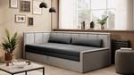 3-Sitzer Sofa Tius Grau - Textil - 214 x 77 x 82 cm