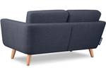 TAGIO II Sofa 2 Personen Beige - Braun - Marineblau