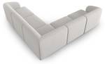 modulares Ecksofa SHANE 6 Sitzplätze Silber