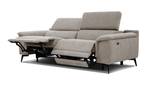 Relaxsofa 3-Sitzer Fiero Taupe