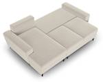 Schlaf-Ecksofa + Box MOGHAN 4 Sitzplätze Beige