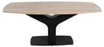 Table MIRIONA Noir - Bois manufacturé - 90 x 76 x 190 cm