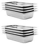 Gastronorm-Behälter Silber - Metall - 18 x 7 x 33 cm