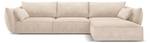 Ecksofa KAELLE 4 Sitzplätze Beige