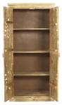 Garderobenschrank LAKADEE Braun - Massivholz - Holzart/Dekor - 90 x 185 x 45 cm