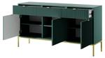 Sideboard AVON SB154 3D3D Hochglanz Grün - Grün