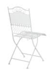 Chaises de jardin Kiran Lot de 2 Blanc