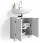 Meuble sous-lavabo Bianco blanc Blanc - Bois manufacturé - 60 x 60 x 30 cm