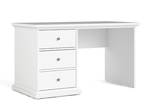 Schreibtisch Tilda Weiß - Holzwerkstoff - 62 x 74 x 130 cm