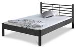 Metallbett Mia schwarz Schwarz - Metall - 140 x 41 x 200 cm