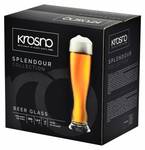 Krosno Splendour Verres à bière de blé Verre - 8 x 24 x 8 cm