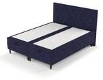 Premium Polsterbett Suzelle Blau - Breite: 140 cm