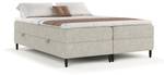 Boxspringbett Malte Beige - Grau - Breite: 160 cm - H4