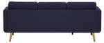 Ecksofa Brest Marineblau - Ecke davorstehend links