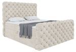 Boxspringbett Duke Creme - Breite: 206 cm - H4