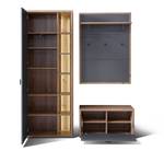 Garderobe Liam 221 (3-teilig) Grau - Holzwerkstoff - Holzart/Dekor - 172 x 199 x 37 cm