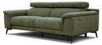 3-Sitzer Relaxsofa Fiero Olivgrün - Breite: 212 cm