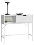 Table console Tranemo Blanc - Métal - 92 x 80 x 30 cm