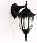 Lampe murale d'extérieur MILANO Noir - Verre - Métal - 16 x 41 x 20 cm