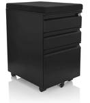 Rollcontainer COLOR OS Schwarz - Metall - 50 x 61 x 39 cm