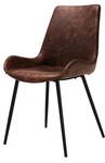 Chaise Austin (Lot de 2) Marron foncé