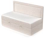 Boxspringbett Luvi Beige - H3 - Tiefe: 90 cm